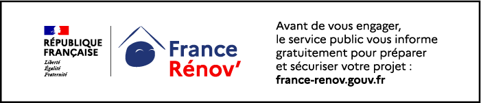 République française – France Rénov'. Avant de vous engager, le service public vous informe gratuitement pour préparer et sécuriser votre projet : france-renov.gouv.fr
